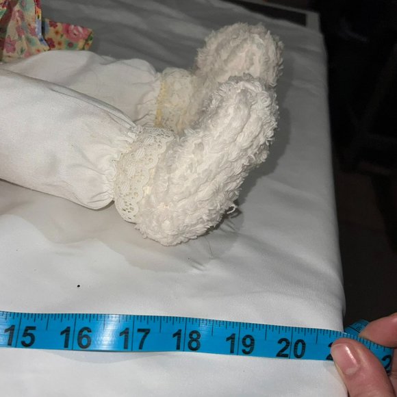 Easter NURSERY BUNNIES Honey Bunnies & Bee Mommy & Baby Rabbit Set Spring Decor - Picture 6 of 12